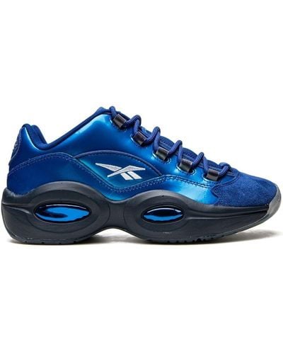 Reebok X Panini Question Low "rookie Signature Prizm" Sneakers - Blue