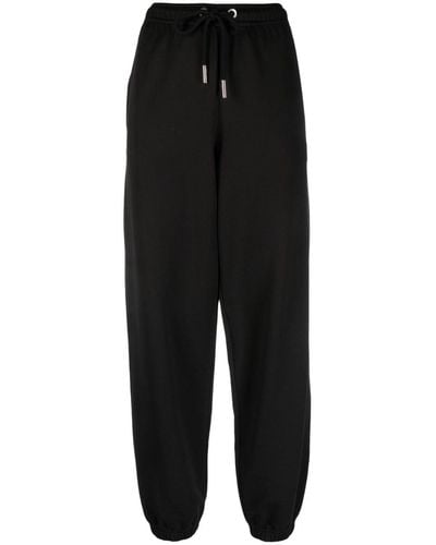 Moncler Pantalones de chándal con parche del logo - Negro