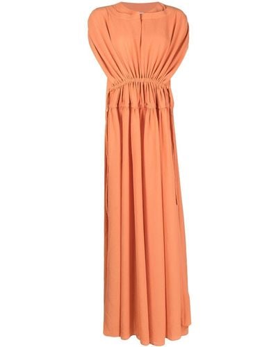 Bambah Sleeveless Maxi Dress - Orange