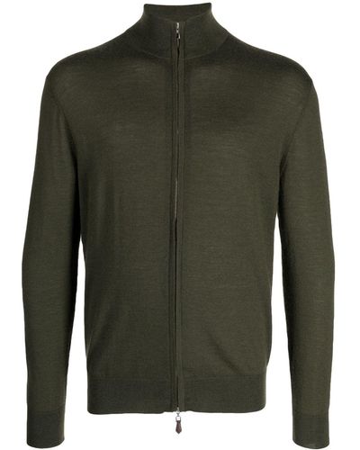 N.Peal Cashmere The Hyde Cashmere Cardigan - Green