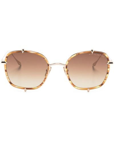 Dita Eyewear Talon-three Square-frame Sunglasses - Natural