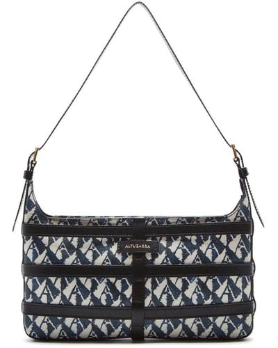 Altuzarra Park Place Leather Shoulder Bag - Black