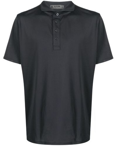 G/FORE G4 Logo-plaque Piqué Polo Shirt - Black