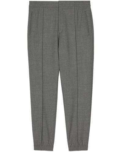 Paul Smith Pleated Tapered Trousers - Grey