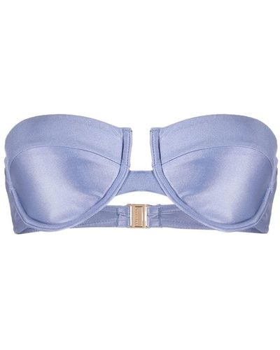 Zimmermann Haut de bikini à design bandeau - Bleu