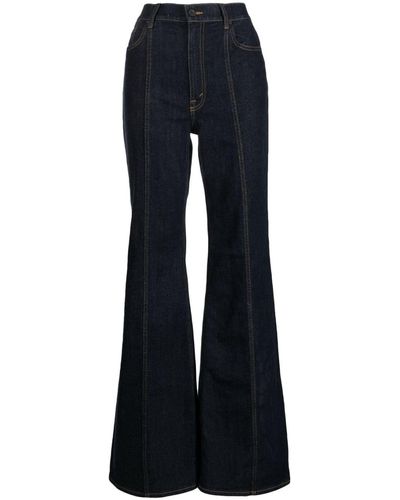 Polo Ralph Lauren Seam-detailed Flared Jeans - Blue