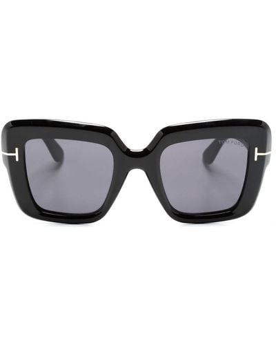 Tom Ford Esme Square-frame Sunglasses - Black