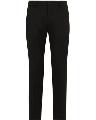 Dolce & Gabbana Pantalones de vestir de talle bajo - Negro