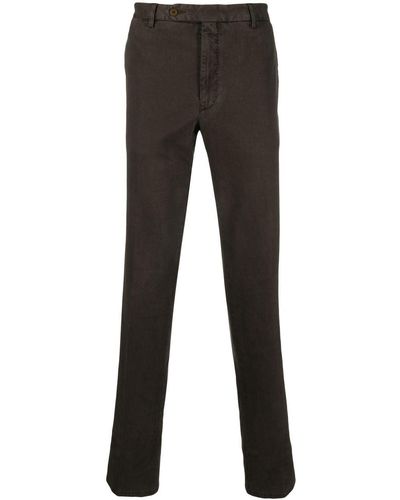 Rota Cotton Straight-leg Pants - Black