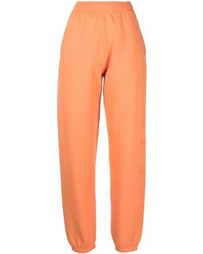 Aries Pantalones de chándal con franja reflectante - Naranja