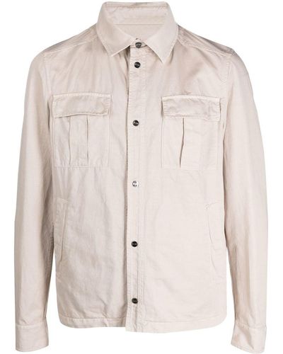 Herno Chest-pockets Shirt - Natural