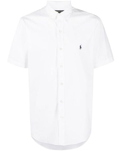 Polo Ralph Lauren Camisa con bordado Polo Pony - Blanco