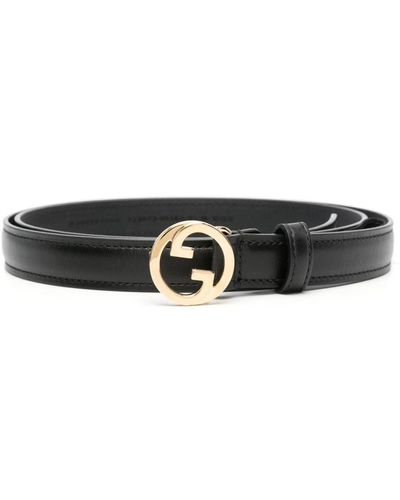 Gucci Blondie Leren Riem - Zwart