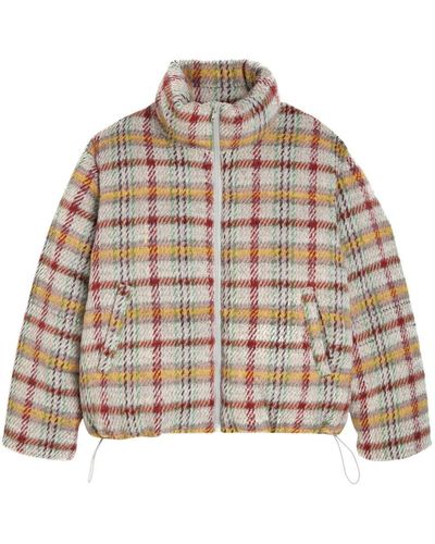 Apparis Padded Plaid-check Print Jacket - Multicolor