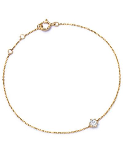 Astley Clarke 14kt Recycled Yellow Gold Interstellar Diamond Bracelet - White