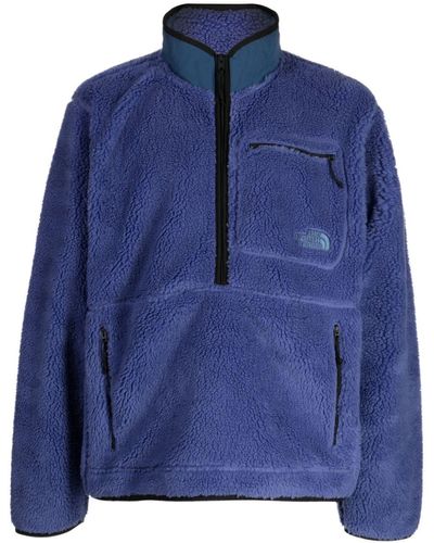 The North Face Extreme Pile Sherpa-fleece Sweatshirt - Blue