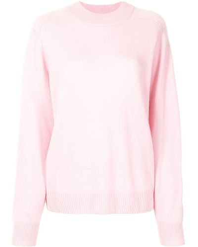 Tibi High Neck Sweater - Pink