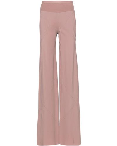 Rick Owens Panelled Straight-leg Trousers - Pink