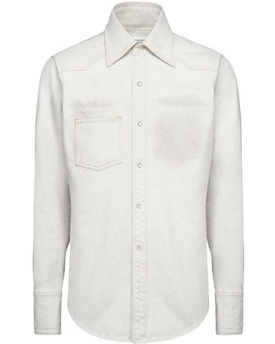 Maison Margiela Selvedge Denim Shirt - White