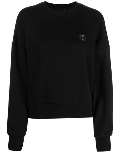 Philipp Plein Graphic-print Cotton Sweatshirt - Black