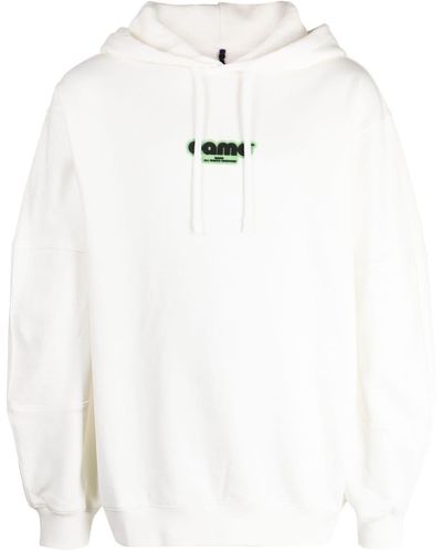 OAMC Hoodie mit Logo-Patch - Weiß