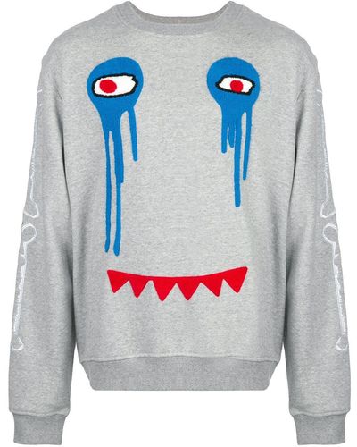 Haculla Sweater Met Tekst - Grijs