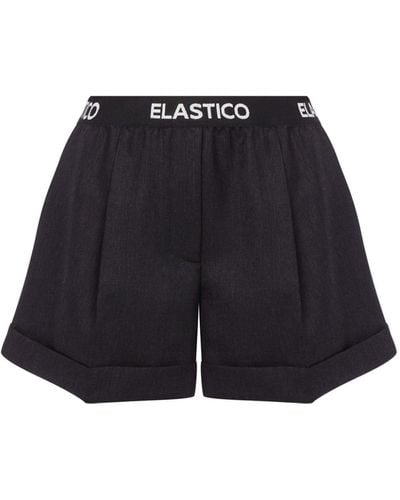 Moschino Shorts mit Falten - Blau