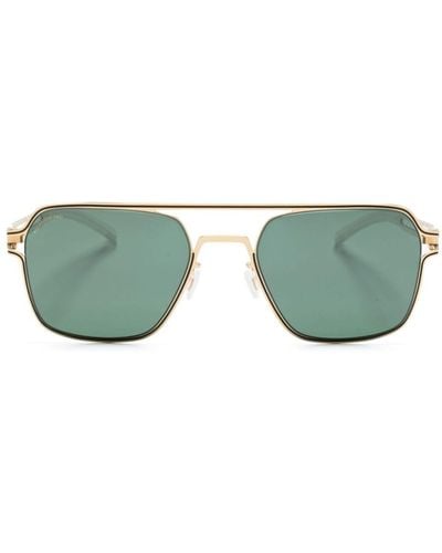 Mykita Riku Navigator-frame Sunglasses - Green