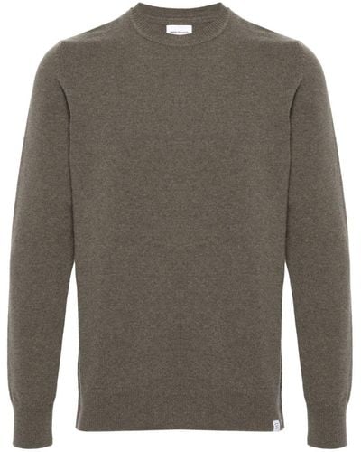Norse Projects Sigfred Merino Wool Sweater - Gray