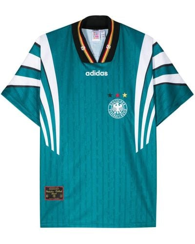 adidas T-shirt Germany 1996 Away - Bleu