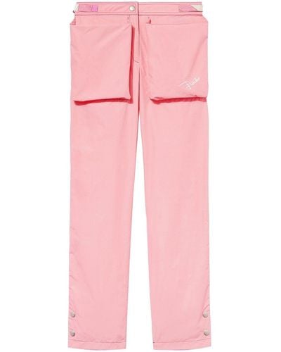 Emilio Pucci Large Patch-pocket Straight-leg Pants - Pink