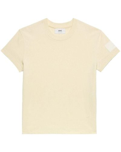 Ami Paris パッチ Tシャツ - ナチュラル