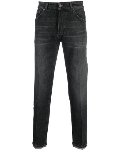 PT Torino Ausgeblichene Slim-Fit-Jeans - Grau