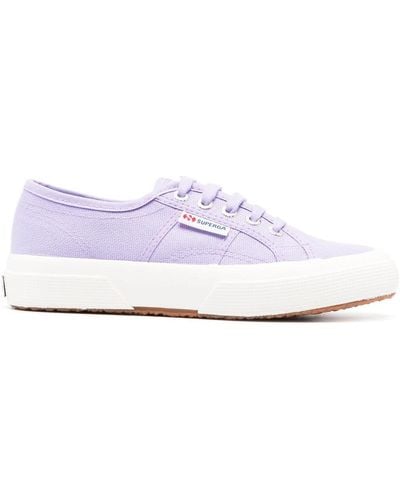 Superga Zapatillas bajas con etiqueta del logo - Blanco