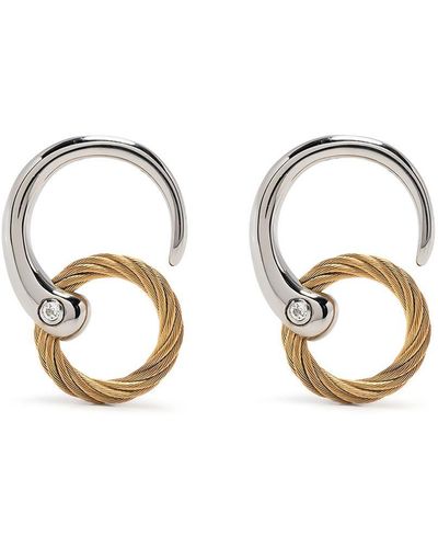 Charriol Boucles d'oreilles Infinity Zen - Métallisé