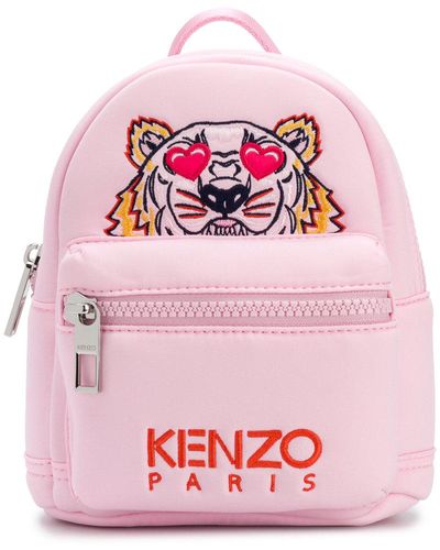 KENZO Mini Tiger Heart Backpack - Pink