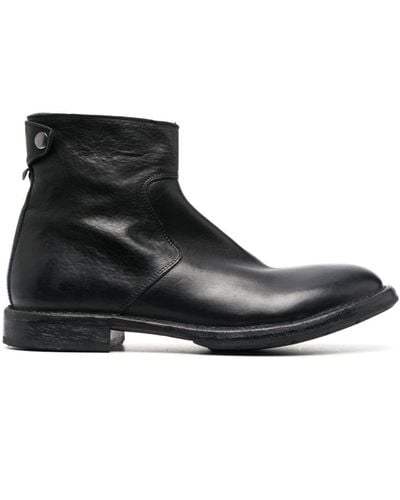 Moma Smooth-grain Leather Boots - Black