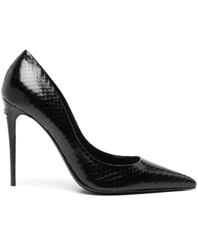 Dolce & Gabbana Zapatos con tacón de 100 mm - Negro