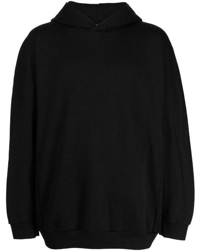 Attachment Classic Long-sleeve Hoodie - Black