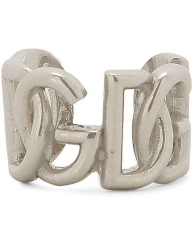 Dolce & Gabbana Ear cuff con logo - Neutro