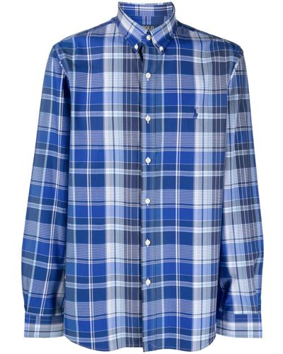Polo Ralph Lauren Geruit Overhemd - Blauw