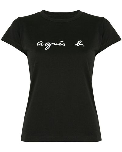 agnès b. Brando Short-sleeved T-shirt - Black