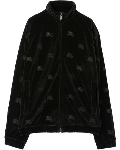 Burberry Fluwelen Sweater - Zwart