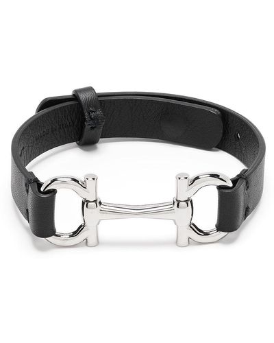 Ferragamo Verstelbare Armband - Zwart