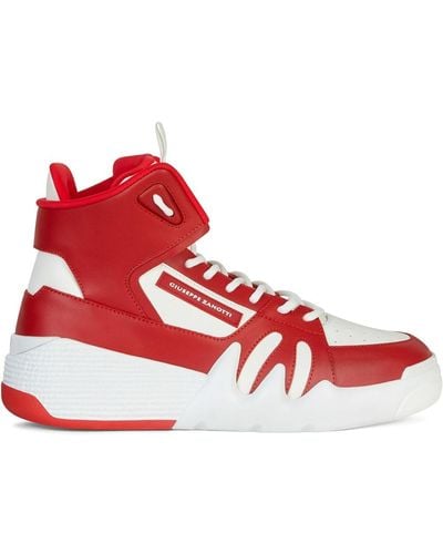 Giuseppe Zanotti Talon High Top Sneakers - Rot