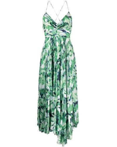 Acler Northgate Floral-print Dress - Green