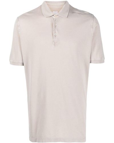 Fedeli Short-sleeve Polo Shirt - White