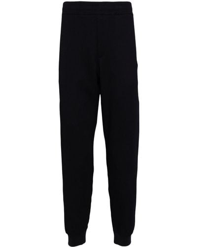 Alexander McQueen Jetted-pocket Track Trousers - Black