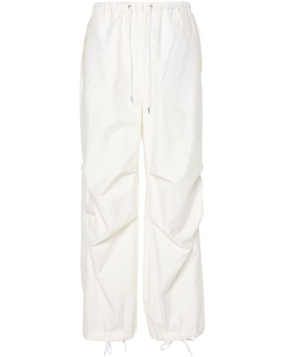 Acne Studios Drawstring Wide-leg Trousers - White