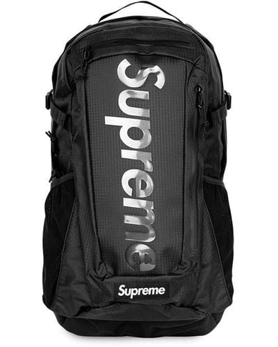 Supreme Logo-print Backpack "ss 21" - Black